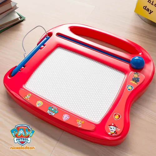 Miniatura 7 de Lollipop PAW Patrol Tablero magnético de dibujo para viajes para niños o niñas, Tablero de dibujo para llevar.. Rojo