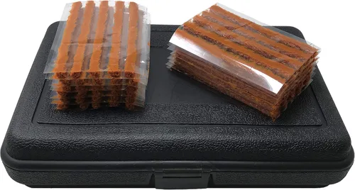 Miniatura 3 de Kit de tapones para neumáticos de 65 piezas, kit de reparación de neumáticos planos, sonda de enchufe resistente y herramienta de aguja, fijación
