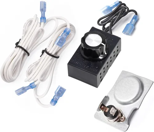 Miniatura 4 de Criditpid Interruptor de termostato magnético para ventilador de chimenea/kit de soplador de chimenea, interruptor de temperatura magnético
