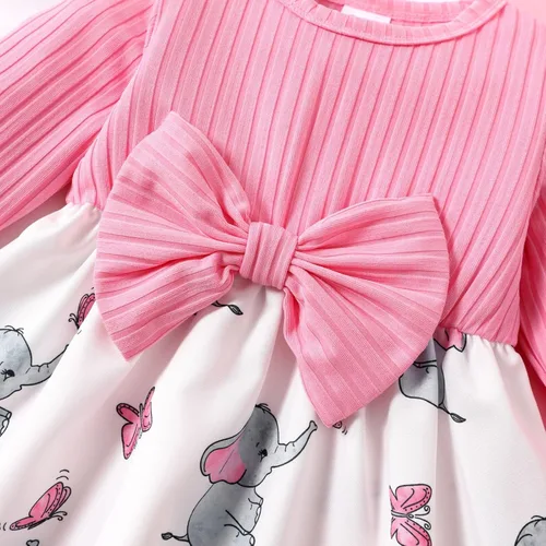 Miniatura 4 de PATPAT Baby Girl Dress Infant Girls Long Sleeve Baby Fall Winter Dress