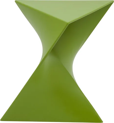 Miniatura 24 de LeisureMod Randolph - Mesa auxiliar apilable de 15.75 pulgadas, resistente a la intemperie, versátil mesa auxiliar triangular de plástico para sala