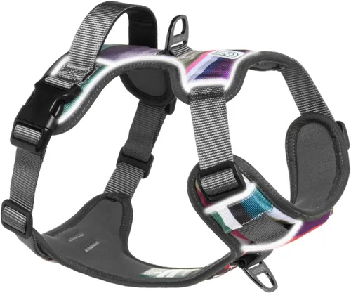 Miniatura 11 de Arnés para perro de aventura Embark, arnés para perro sin tirones con ribete reflectante para perros grandes - Nylon de grado militar, clip frontal