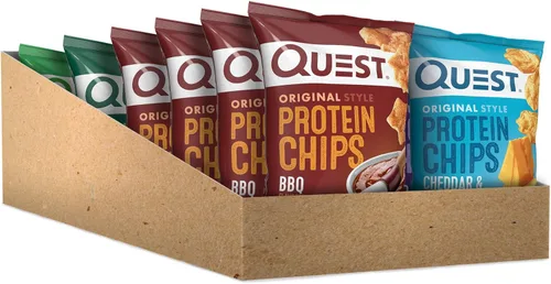 Miniatura 3 de Quest Nutrition Chips de proteína, barbacoa, 0.78 oz de proteína, 0.11 oz de carbohidratos netos, 130 cals, bolsa de 1.1 onzas, 1 unidad, alto