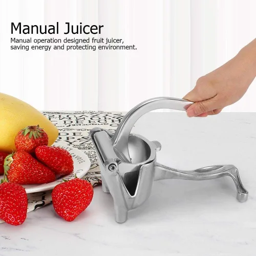Miniatura 4 de Exprimidor manual Exprimidor manual portátil de aluminio Exprimidor de limón naranja Juicer Extractor de frutas y verduras