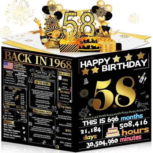 Miniatura 45 de Joycard Tarjeta de cumpleaños número 11 para niña y niño, regalo emergente 3D de feliz cumpleaños para hija e hijo, divertidas decoraciones
