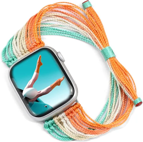 Miniatura 12 de JR.DM Correas de reloj bohemias compatibles con Apple Watch de 1.575 pulgadas, 1.614 pulgadas, 1.496 pulgadas, 1.732 pulgadas, 1.654 pulgadas, 1.772