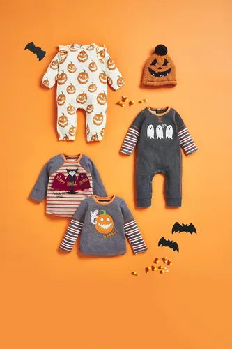 Miniatura 2 de Mud Pie Sombrero con luz para bebé, calabaza, talla única, Calabaza