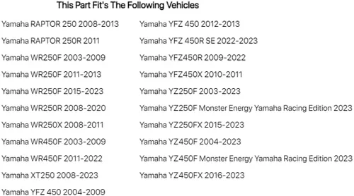 Miniatura 4 de Tusk Paquete de 3 filtros de aceite de primera línea compatibles con Yamaha Raptor 250 2008-2011/YFZ450 2004-2026/YZ250F/YZ450F 2003-2026/WR450F