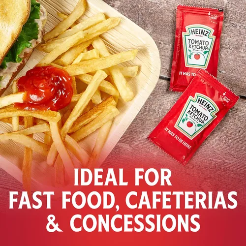 Miniatura 2 de Paquetes Heinz de ketchup de porción individual (0.3 oz por paquete, paquete de 200)
