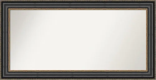 Miniatura 275 de Amanti Art Espejo personalizado, espejo de baño negro puente, espejo de pared o espejo de tocador de baño sobre el fregadero (26 x 26 pulgadas)