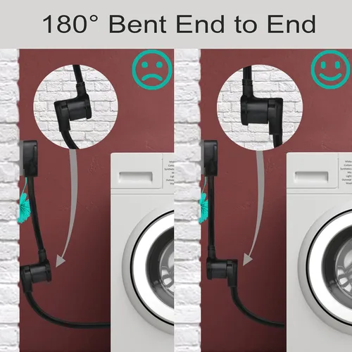Miniatura 7 de CircleCord - Adaptador para secadora de 4 puntas a 3 puntas, de 4P más nuevo a 3P más antiguo, cable de conversión NEMA 10-30P a receptáculo 14-30R