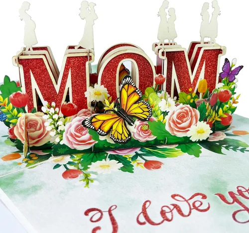 Miniatura 35 de 3D Popup Card of Cardinal Bird Couple, Paper Art & Handicraft, Greeting Card, Birthday, Anniversary, Christmas, Mothers Day, Fathers Day Card