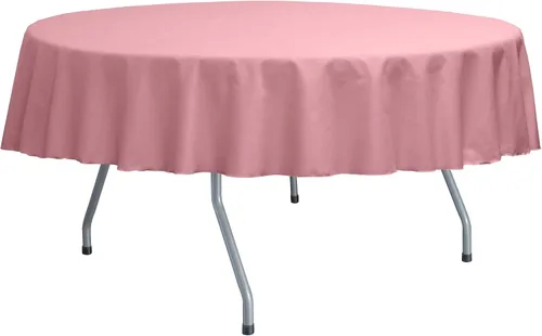 Miniatura 20 de Ultimate Textile Poly-Cotton Twill 60-Inch Round Tablecloth - Fits Tables Smaller Than 60-Inches in Diameter, Navy Blue