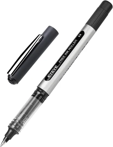 Miniatura 3 de EYEYE Bolígrafos negros de 0.020 in, paquete de 12 bolígrafos de punta extra fina de secado rápido, bolígrafos de tinta líquida, bolígrafo