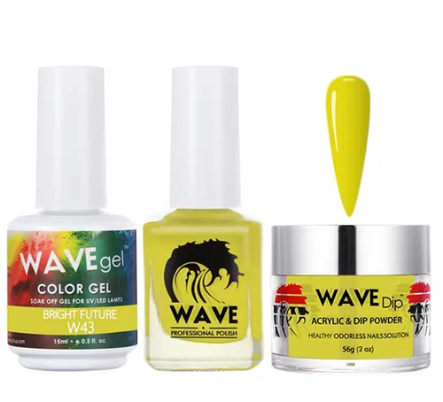 Miniatura 104 de WAVEGEL - Juego de gel de remojo, laca de uñas y polvo acrílico a juego - Colección Simplicity - #P109 Blizzard