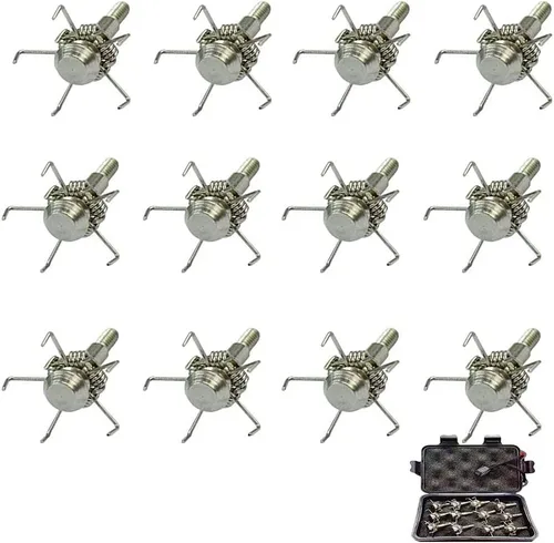 Miniatura 9 de 3 cuchillas de caza de 100/125 granos, cabezas de flecha atornilladas, puntas de flecha compatibles con ballesta y arco compuesto + 1 estuche