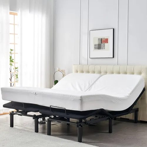 Miniatura 7 de Protector de Colchón de Bambú y Viscosa Kingnex para Cama Individual, Refrigerante, Impermeable, Transpirable, Silencioso, Ajustado, Funda de Colchón