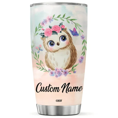 Miniatura 23 de CUBICER Vaso de café personalizado con diseño de oso y tapa aislada, regalos de Navidad para niños, mujeres y adultos, tazas de acero inoxidable