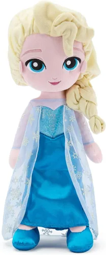 Miniatura 10 de Disney Store - Muñeca oficial de princesa de Disney en peluche, Tiana, mediana 14 pulgadas, de peluche suave con características bordadas, juguetes