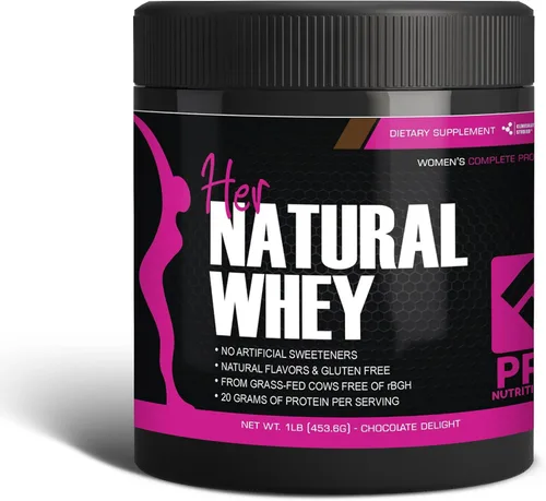 Miniatura 11 de Her Natural Whey- Proteína en polvo para mujeres para bajar de peso y para apoyar la masa muscular magra – bajo en carbohidratos – sin gluten – rBGH