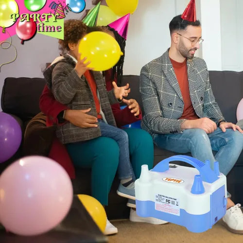 Miniatura 5 de Electric Balloon Pump, Portable 2 Modes Balloon Blower Machine with 14 Balloon Arch Kits, Air Pump for Balloon, Balloon Inflator for Party Decoration