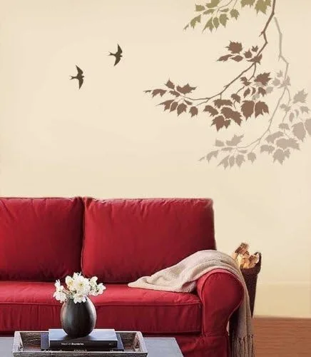 Miniatura 2 de Plantillas de pared Sycamore Branches 3 pc