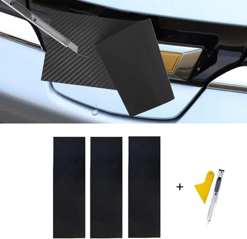 Miniatura 2 de Compatible con pegatinas de vinilo para logo de Bowtie, emblema superponible para cortar y pegar, 3 piezas, color negro, para Chevy Negro 3