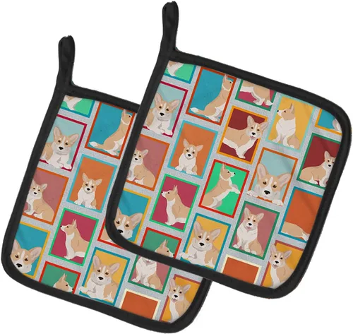 Miniatura 84 de Caroline's Treasures MLM1149PTHD - Juego de soportes para ollas de cocina resistentes al calor, almohadillas calientes para horno para cocinar