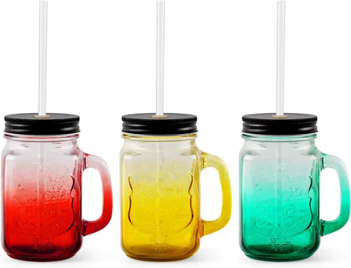 Miniatura 4 de 15 popotes de repuesto de plástico transparente reutilizable de 11 pulgadas, apto para frascos Mason de 24 onzas, 32 onzas y 40 onzas, popotes
