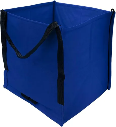 DURASACK Bolsa de almacenamiento de alta resistencia de 22 galones, bolsa de mudanza de polipropileno tejido resistente, diseño reutilizable, Azul