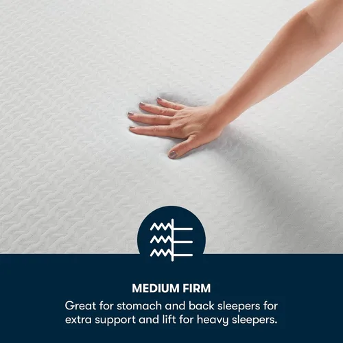 Miniatura 4 de Serta - Colchón de espuma viscoelástica de gel refrescante de 7 pulgadas, tamaño individual, firmeza media, de apoyo, certificado CertiPur-US