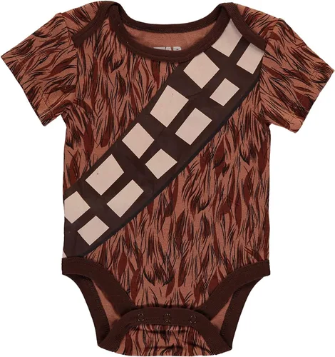 Miniatura 6 de Disney Paquete de cinco mamelucos de manga corta de Star Wars para bebés, ropa de bebé de Star Wars de una pieza, multipacksuit-ropa