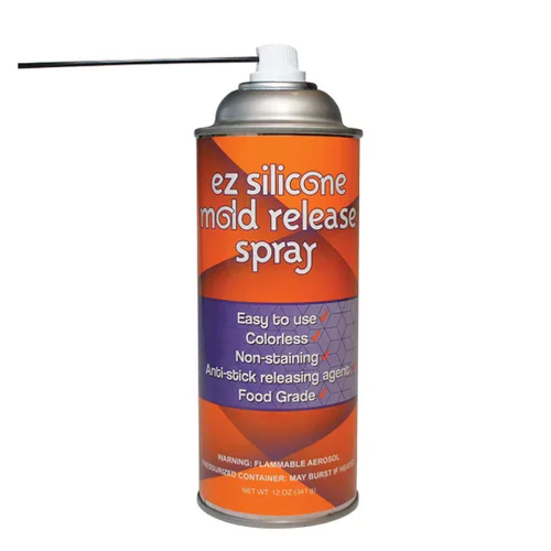 Dental Creations EZ Spray de liberación de moldes de silicona – Spray lubricante multiusos y agente de liberación – lata de aerosol de 12 oz –
