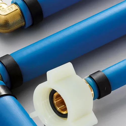 Miniatura 6 de Paquete de 4 accesorios PEX – Adaptador giratorio de latón de 1/2" x 1/2", accesorios de crimpado roscados NPT hembra para tubos PEX, conector