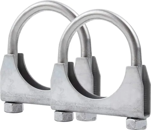 Miniatura 14 de Abrazadera de escape de perno en U de 1,5 pulgadas, abrazadera resistente del silenciador