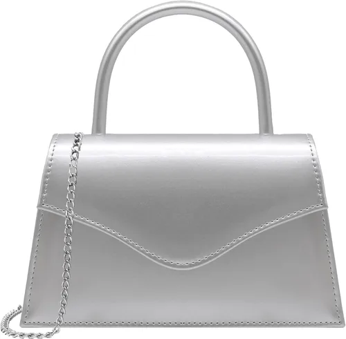 Miniatura 9 de Bolso de noche para mujer, bolso de mano para fiesta nupcial, bolsos de cóctel y baile de graduación con charol
