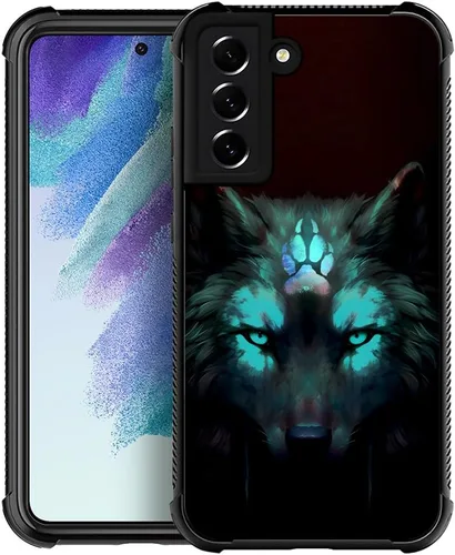 Miniatura 9 de CARLOCA Funda compatible con iPhone 13 Pro, diseño gráfico de identidad negra espiritual lobo, a prueba de golpes, antiarañazos, para iPhone 13 Pro