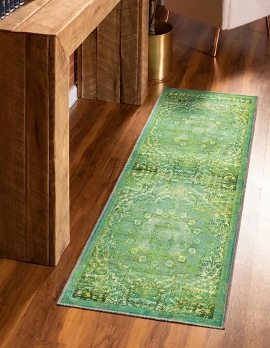 Miniatura 47 de Unique Loom Renaissance Collection - Alfombra rectangular de 2 x 3 pies 1 pulgada, color azul y verde