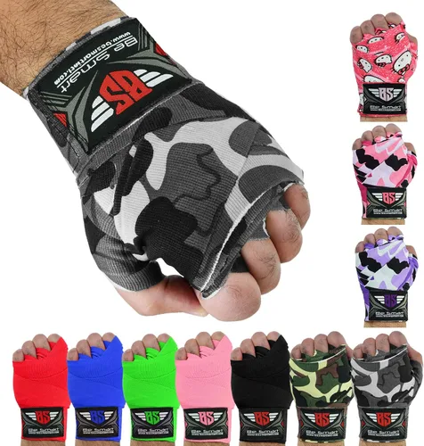 Miniatura 11 de Guantes de boxeo de muñeca de 180 pulgadas, para interior de puños, MMA, UFC, Muay Thai