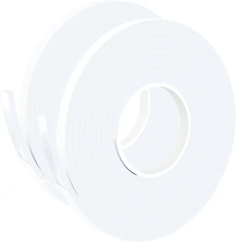 Miniatura 18 de Cinta de sellado de espuma EVA, 1 pulgada de ancho x 1/4 pulgada de grosor, cinta adhesiva para puertas y ventanas, bloqueador de corrientes