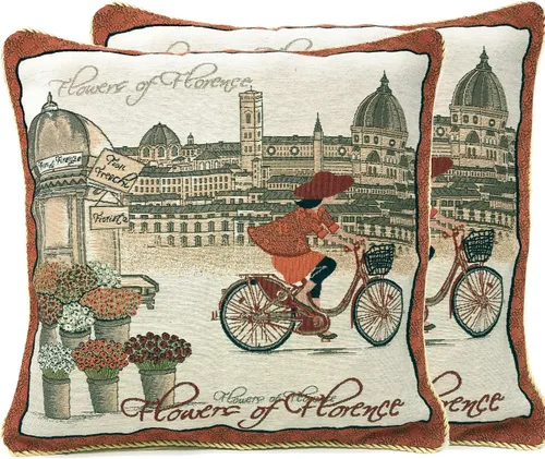 Miniatura 7 de Tache Home Fashion Funda de almohada 16 x 16 Down The Chimney