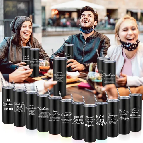Miniatura 6 de Norme 12 Piezas Regalos de Agradecimiento Tazas a Granel Regalos de Navidad de Apreciación para Empleados, Equipo, Personal, Compañeros de Trabajo