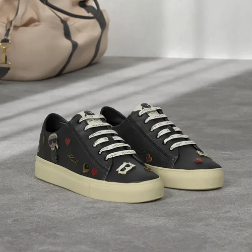 Miniatura 7 de Karl Lagerfeld Womens Cate Pins Lace Up Platform Sneaker