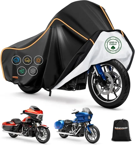 Miniatura 12 de Funda completa para Spyder F3 compatible con Can-Am Spyder F3T Tour y Limited 300D Oxford Protector de tela contra el polvo, la nieve, la lluvia