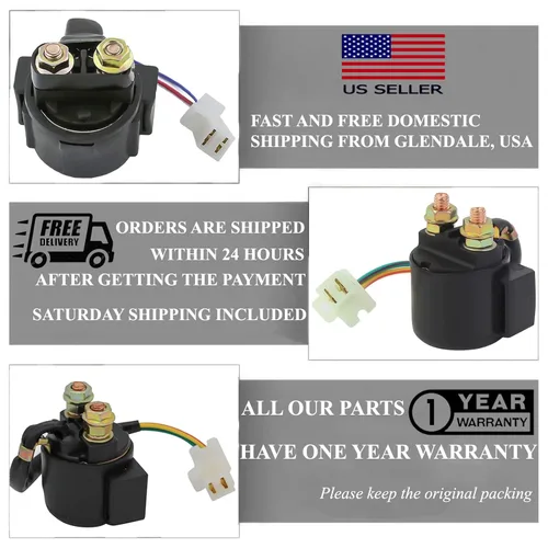 Miniatura 4 de Relé de encendido solenoide de alta calidad para Yamaha Big Bear 350 YFM350 YFM BigBear 1987 1988 1989 1990 1991 1992 1993 1994 1995 1996 1997 1998