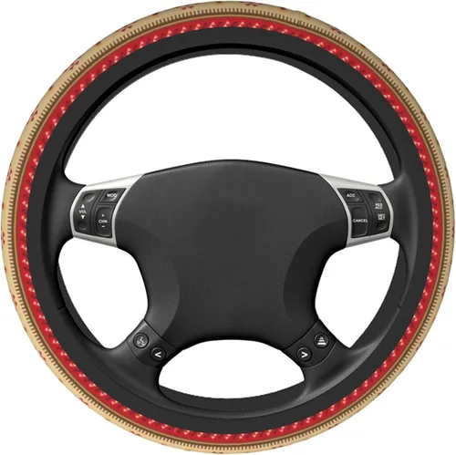 Miniatura 2 de Funda para volante para mujeres y hombres, estilo étnico, geométrico, nativo americano, tribal, del suroeste, protector de volante de neopreno