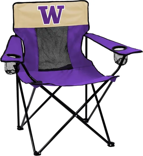 Miniatura 35 de Logo Brands NCAA Georgia Bulldogs Elite Silla Portátil - Silla Premium para Exteriores con Portavasos, Marco de Acero con Recubrimiento en Polvo