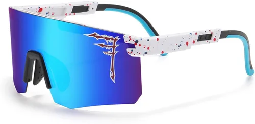 Miniatura 15 de FIXEROS Gafas de sol polarizadas de béisbol de dos tamaños para adultos y jóvenes, niños y niñas, UV400 para hombres y mujeres, gafas deportivas