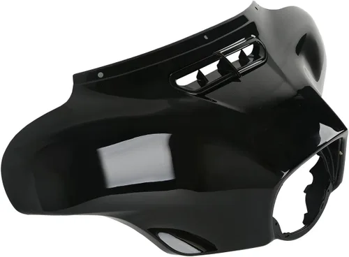Miniatura 4 de TCT-MOTORPARTS Carcasa Exterior de Plástico ABS en Negro Vivo para Harley Touring Street Glide Electra Glide Classic FLHT Tri Glide 2014-2023 Vivid