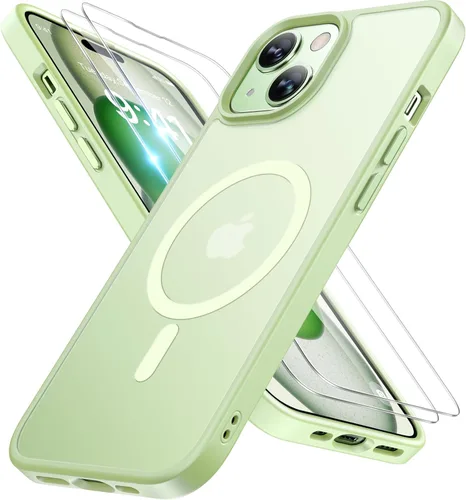 Miniatura 108 de Miracase Funda diseñada para iPhone SE 2022/SE 2020/7/8, funda multicolor de silicona a prueba de golpes (rojo)